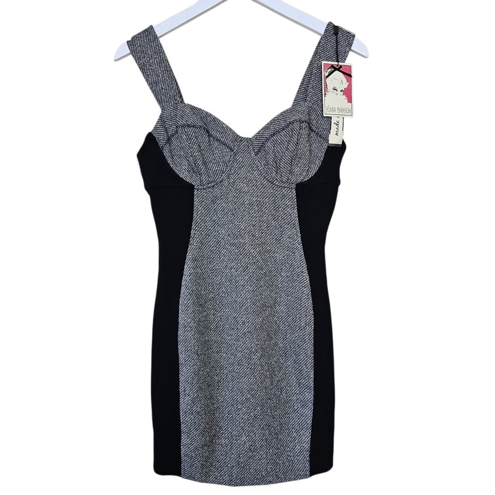 Yoana Baraschi NWT Wool Blend Underwire Mini Dress Sz 4